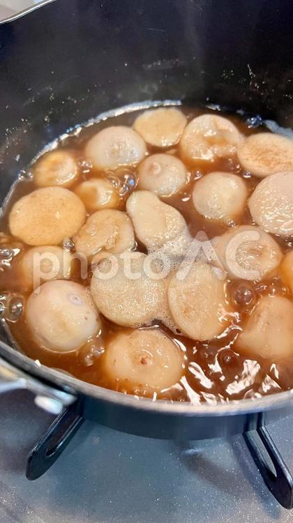 里芋の煮物 里芋,煮物,食事の写真素材