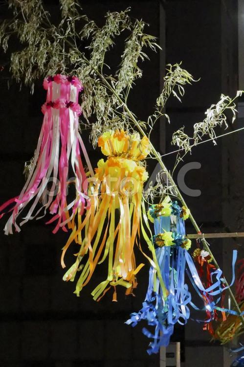 七夕かざり 七夕,風景,まつりの写真素材