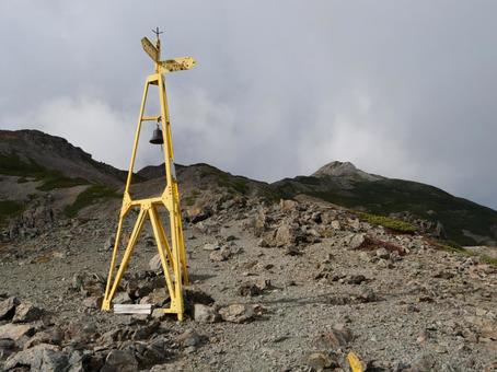 大門沢下降点 大門沢下降点,白根三山,北岳の写真素材