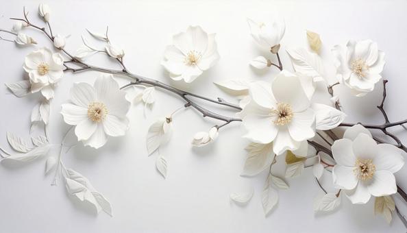 花のコピースペース 花のコピースペースの写真