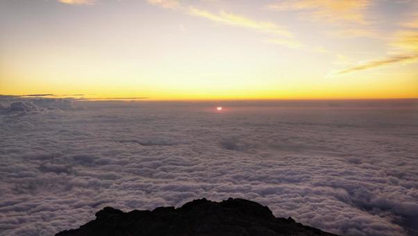 Photo, mountain, climbing, fuji mountain, 