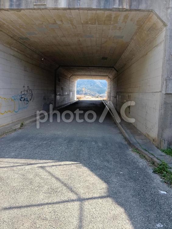 四角いトンネル トンネル,四角い,日本の写真素材
