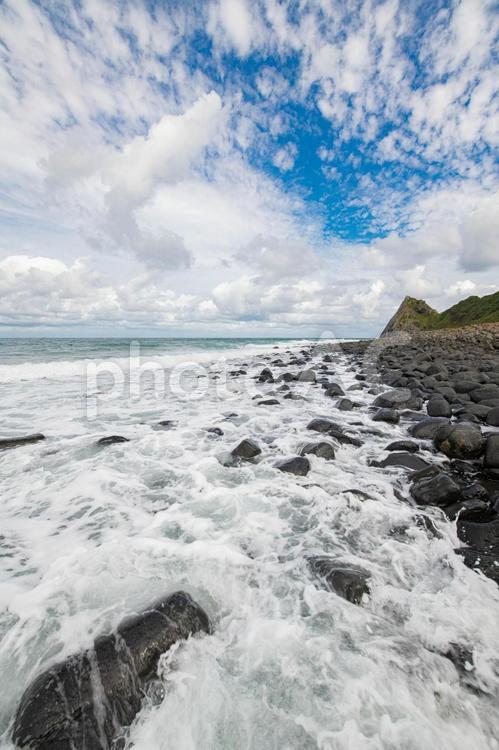 海岸から眺める風景 海,海岸,海岸沿いの写真素材
