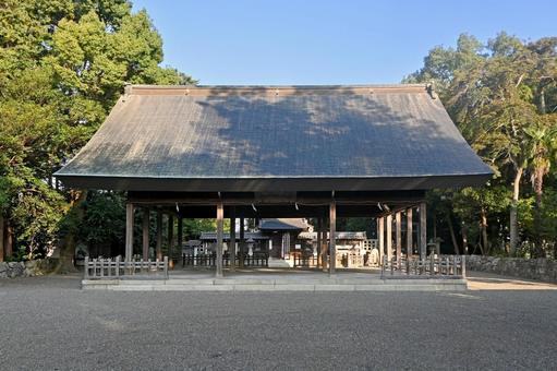 滋賀・近江八幡市 活津彦根神社 拝殿 活津彦根神社,拝殿,近江八幡の写真素材