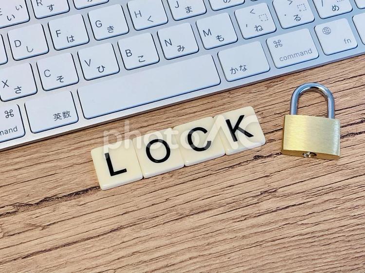 lock・南京錠 ロック,セキュリティ,南京錠の写真素材