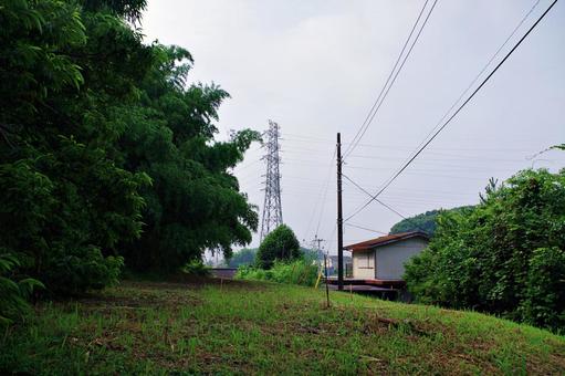 夏の田舎の風景 夏の田舎の風景 田舎,夏,7月の写真素材