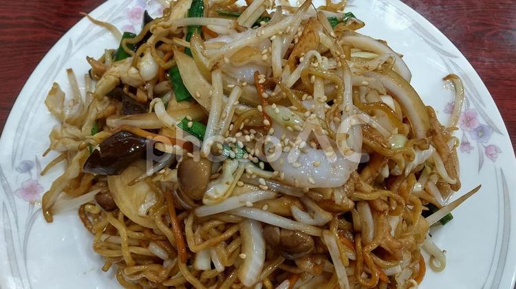 上海風焼きそば 上海風焼きそば,焼きそば,炒め物の写真素材