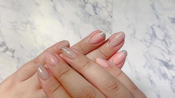 オフィスネイル ネイル,ジェルネイル,セルフネイルの写真素材