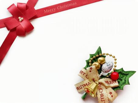 クリスマスイメージ クリスマスイメージ リボン,クリスマス,赤いリボンの写真素材