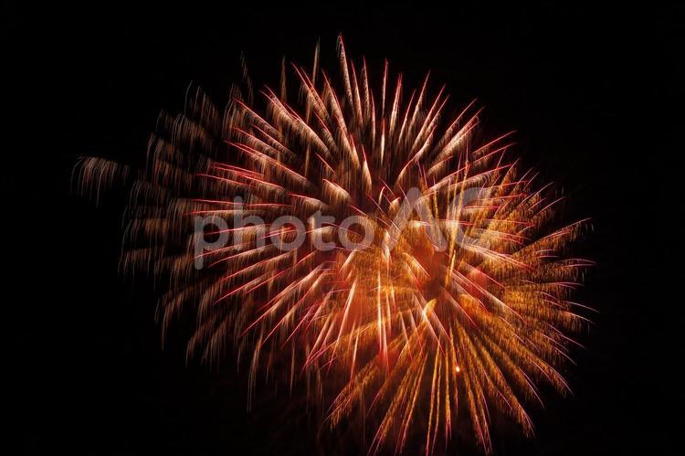 打ち上げ花火　３ 花火,打ち上げ花火,花火大会の写真素材