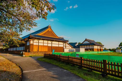 【佐賀】佐賀城跡の周辺 佐賀,城跡,城の写真素材