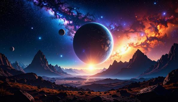 幻想的な宇宙 幻想的な宇宙の写真