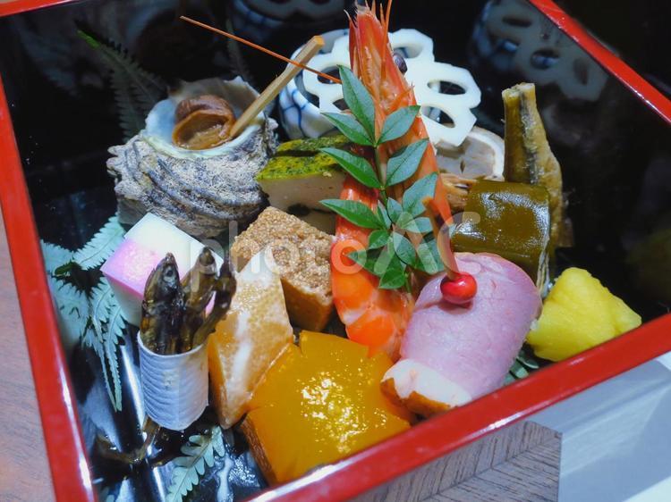 一人用のおせち料理 おせち料理,正月,一人用の写真素材