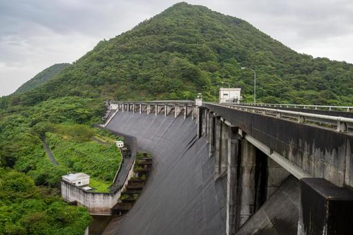 南川ダムの風景⒄ 南川ダムの風景⒄ ダム,ダム湖,南川ダムの写真素材