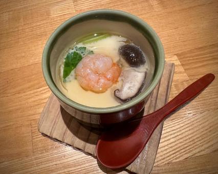 冬の家庭料理 茶碗蒸し 茶碗蒸し,和食,日本料理の写真素材