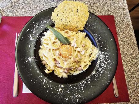 Stylish carbonara, JPG Stylish carbonara, JPG