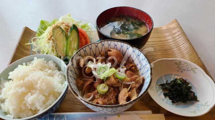 もつ煮込み定食　ランチ もつ煮,もつ煮込み,和食の写真素材