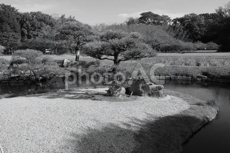 後楽園の敷地内 公園の写真素材