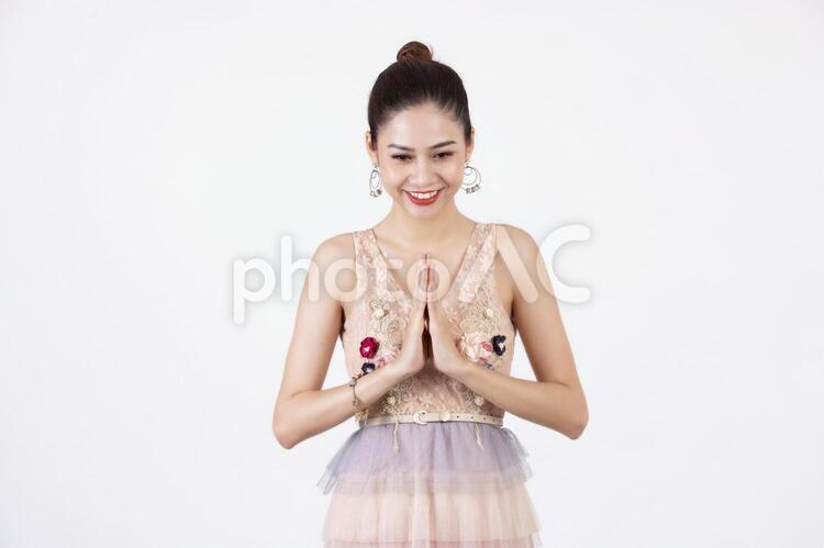 アジアの女性４８ 人物,アジア人,女性の写真素材