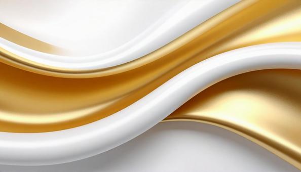 金色と白色の高級感のある生地の写真