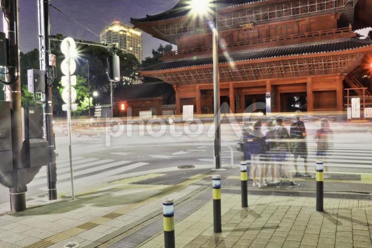 いつもと変わらない日常 交差点,風景,街の写真素材