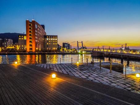 【福岡県】北九州市・門司港レトロ地区 門司,門司港,門司港レトロの写真素材