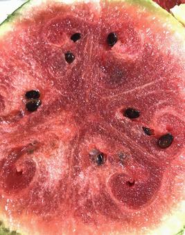 Photo, watermelon, a watermelon, cross section of watermelon, 