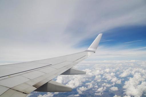 機窓 機窓,空,飛行機の写真素材