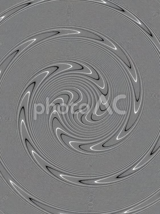 渦巻　背景　グレー 渦巻き,渦,回転の写真素材