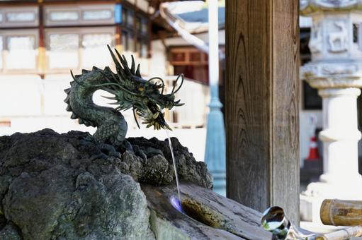 手水舎2 手水舎,神社,七五三の写真素材