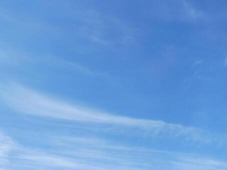 秋の空：11月下旬、暖かい午前C zoom,シンプル,背景の写真素材