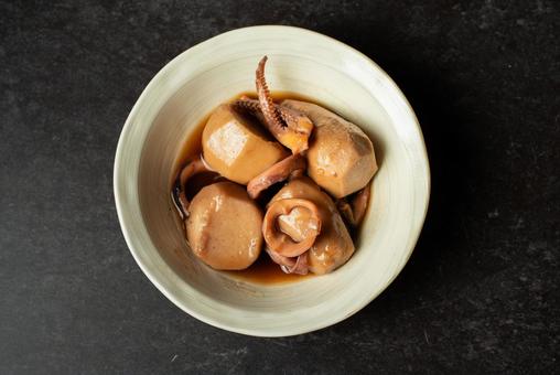 いかとさといもの煮物 いかとさといもの煮物の写真