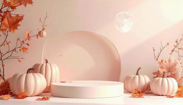 パステルカラーなハロウィン飾り パステルカラーなハロウィン飾りの写真
