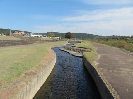 さくら市水辺公園 水辺公園,公園,水路の写真素材