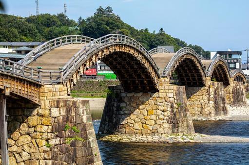 錦帯橋 錦帯橋,川,自然の写真素材