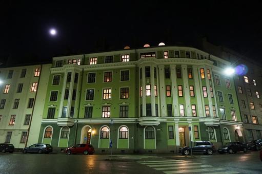 フィンランドの街並み フィンランド,ヨーロッパ,街並みの写真素材