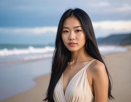 晩夏・夏の終わり、海辺の彼女 晩夏・夏の終わり、海辺の彼女の写真