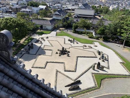 岸和田城2 岸和田城,城址,続日本100名城の写真素材