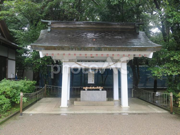 宮崎県護国神社 宮崎県護国神社,手水舎,神社の写真素材