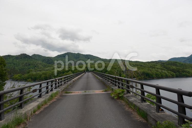 胆沢ダム　奥州湖　猿岩橋（さるいわ橋） 胆沢ダム,奥州湖,湖畔の写真素材