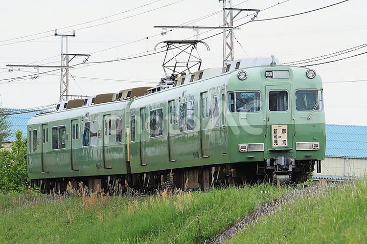 名鉄 6000系（広見線） 広見線,名鉄,6000系の写真素材