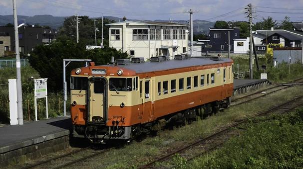 鵡川駅のキハ４０－１７５９ 鵡川駅,キハ４０－１７５９,日高本線の写真素材