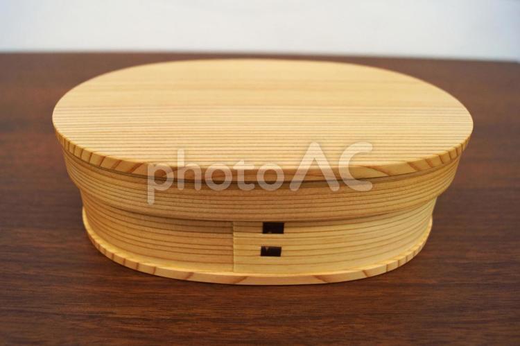 曲げわっぱのお弁当箱 わっぱ,伝統工芸,工芸品の写真素材