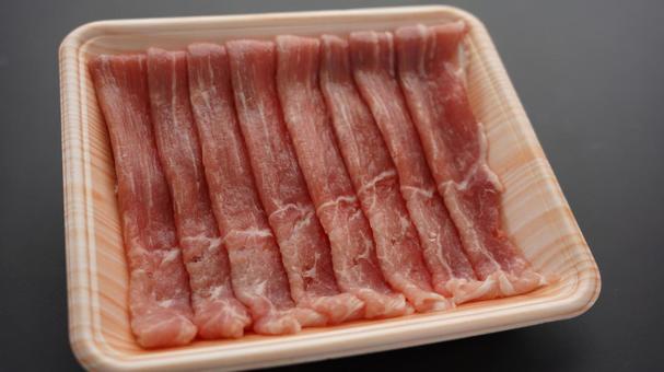豚もも肉 豚もも肉 豚肉,スライス,切り落としの写真素材