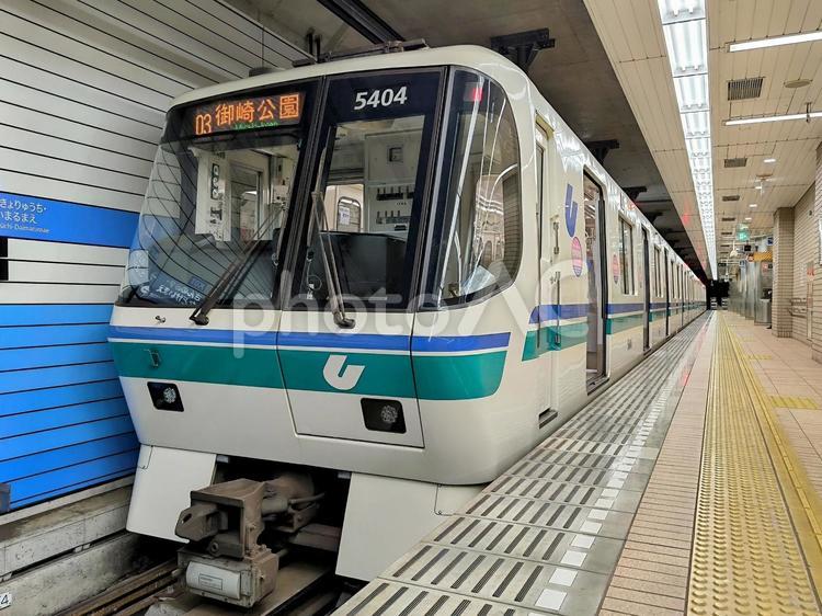 神戸市営地下鉄海岸線、御崎公園ゆき 神戸市営地下鉄,神戸市営,海岸線の写真素材