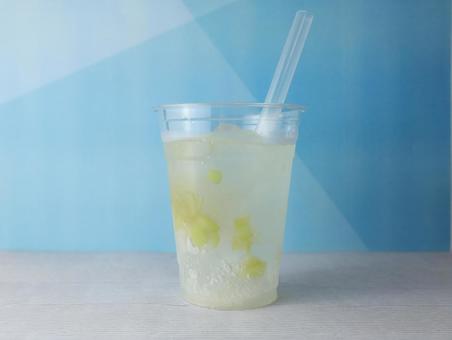 シャインマスカットのサイダー シャインマスカット,マスカット,サイダーの写真素材