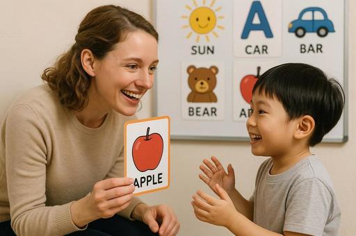 単語カードを使った個人英語レッスン 単語カードを使った個人英語レッスンの写真