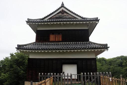 日本百名城、上田城跡・西櫓 日本百名城,上田城跡,西櫓の写真素材