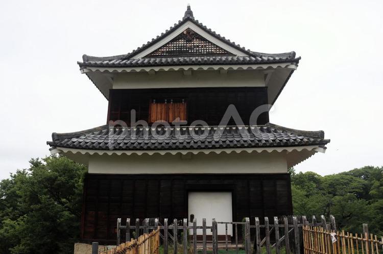 日本百名城、上田城跡・西櫓 日本百名城,上田城跡,西櫓の写真素材