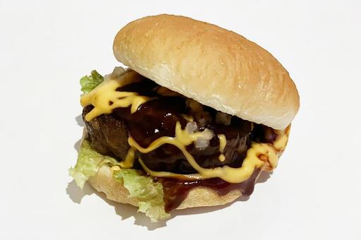 照り焼きチーズバーガー ハンバーガー,肉,チーズの写真素材